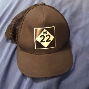 Black M22 SnapBack baseball cap